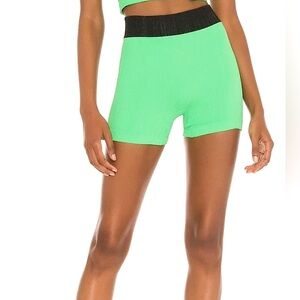 Free People Seamless Shorts Ribbed Color Fresh Cut Size M/L NWT